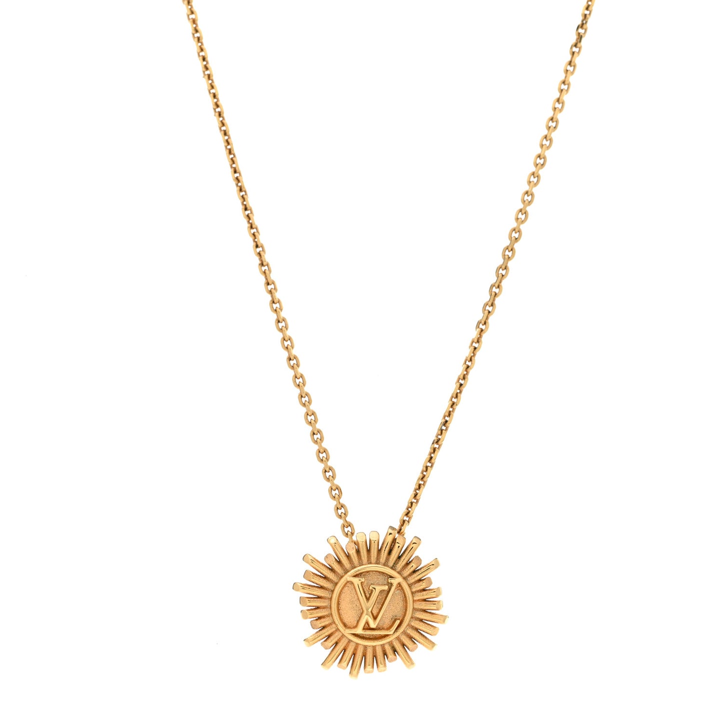 Brass Vendome Necklace Gold