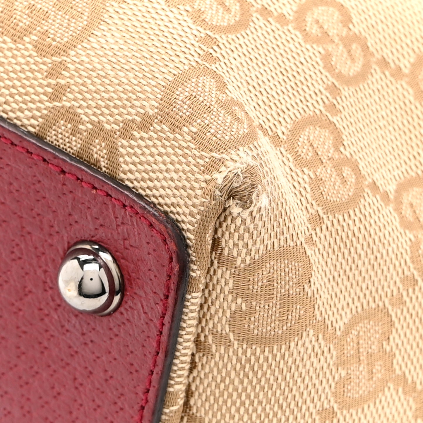 Monogram Small Eclipse Tote Red