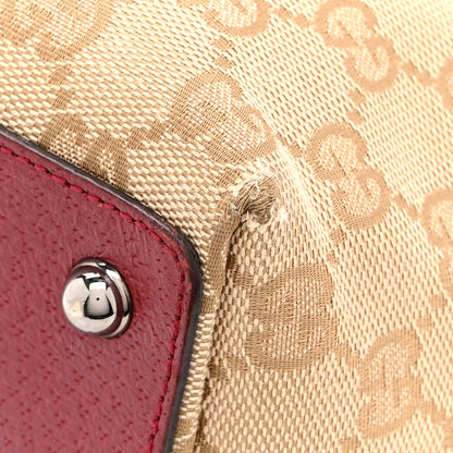 Gucci Monogram Small Eclipse Tote Red 14 of 14