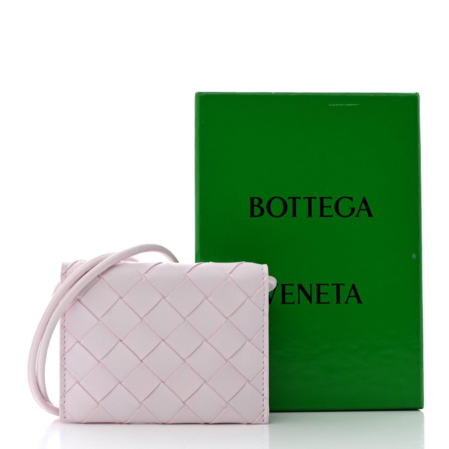 Bottega Veneta Nappa Intrecciato Card Case On Strap Bliss 7 of 7