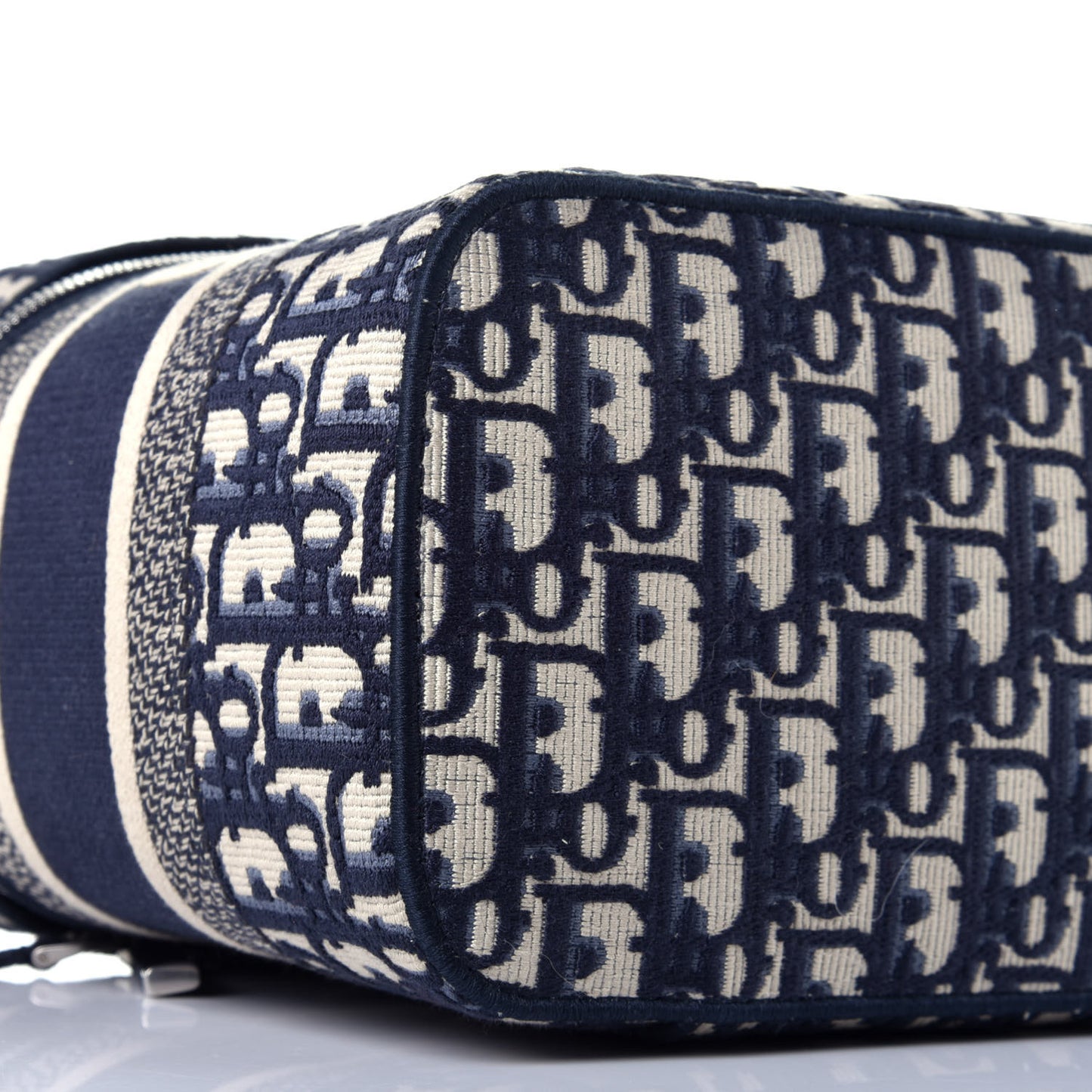 Oblique Diortravel Vanity Case Blue