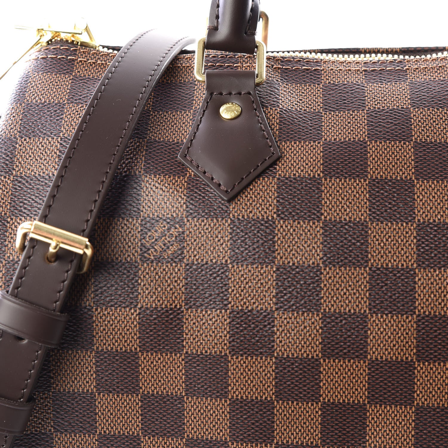 Louis Vuitton Damier Ebene Speedy Bandouliere 30 11 of 11
