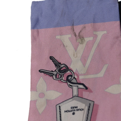 Louis Vuitton Silk Monogram Escale Confidential Bandeau Pink 9 of 10