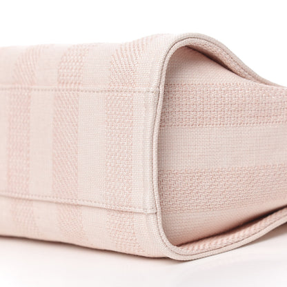 Chanel Mixed Fibers Striped Small Deauville Tote Light Pink 8 of 10