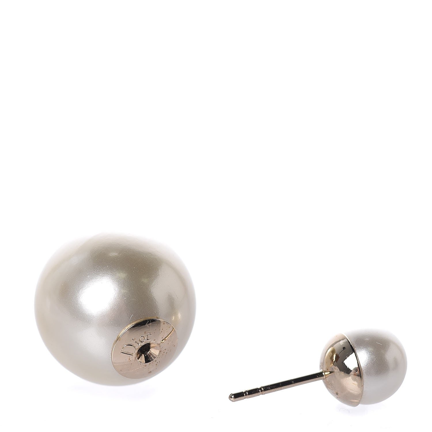 Christian Dior Pearl Mise En Dior Tribal Earrings 4 of 5