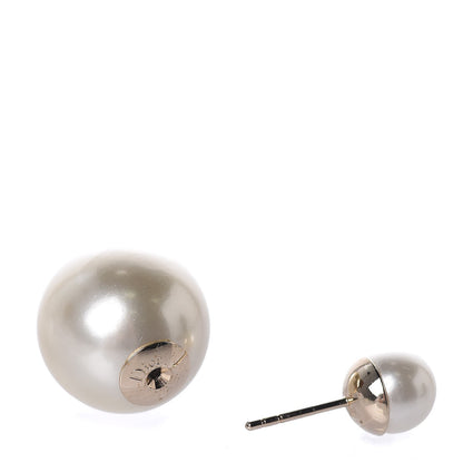 Christian Dior Pearl Mise En Dior Tribal Earrings 4 of 5