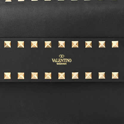 Valentino Garavani Vitello Rockstud Side Slip Crossbody Black 7 of 10