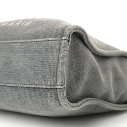 Chanel Canvas Mini Deauville Tote Grey 9 of 10