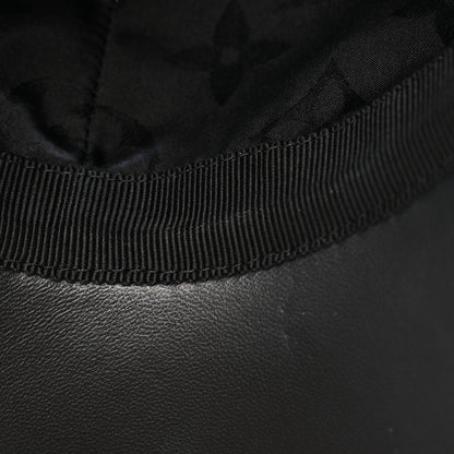 Louis Vuitton Polyester Silk Monogram LV Get Ready Cap M Black 10 of 10