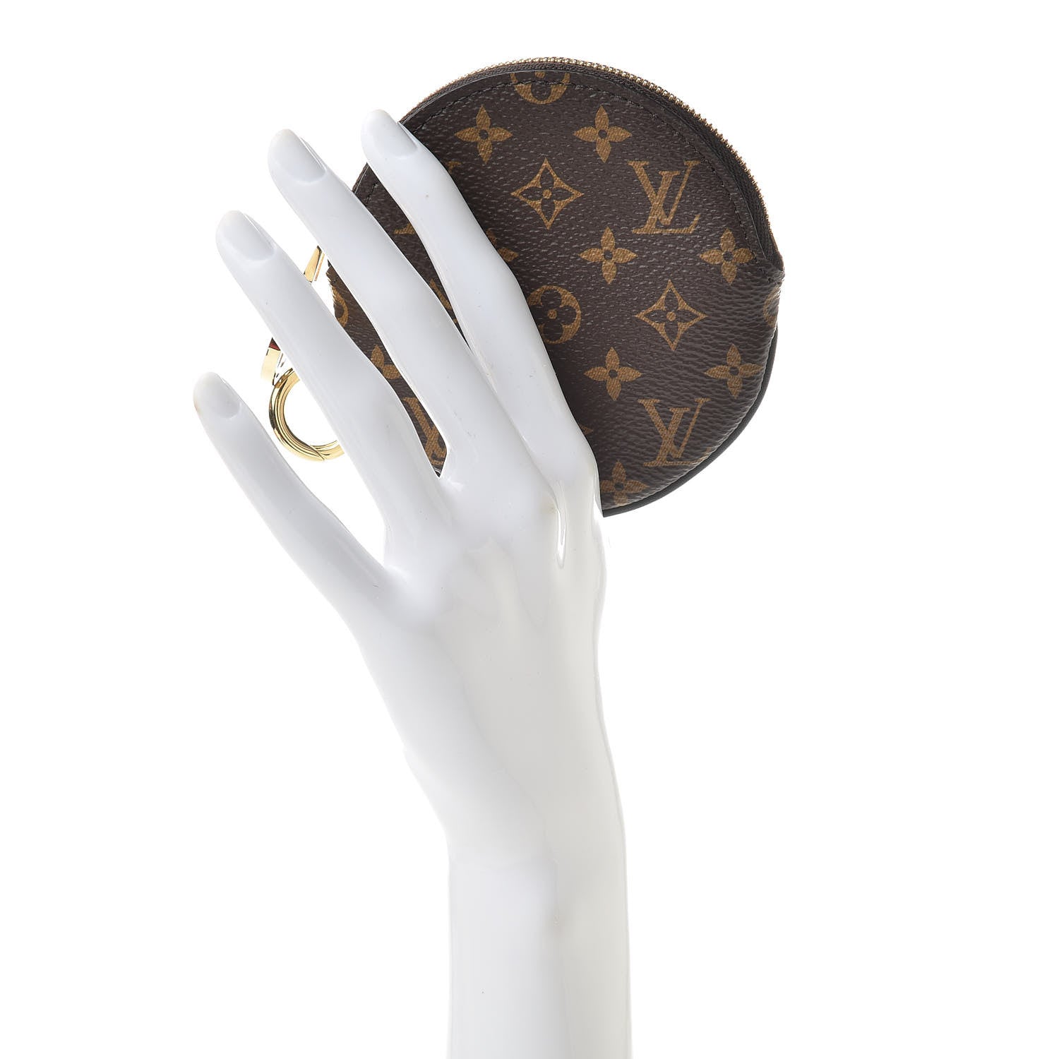 Louis Vuitton Mini Monogram Trio Pouch Round Coin Purse 2 of 8