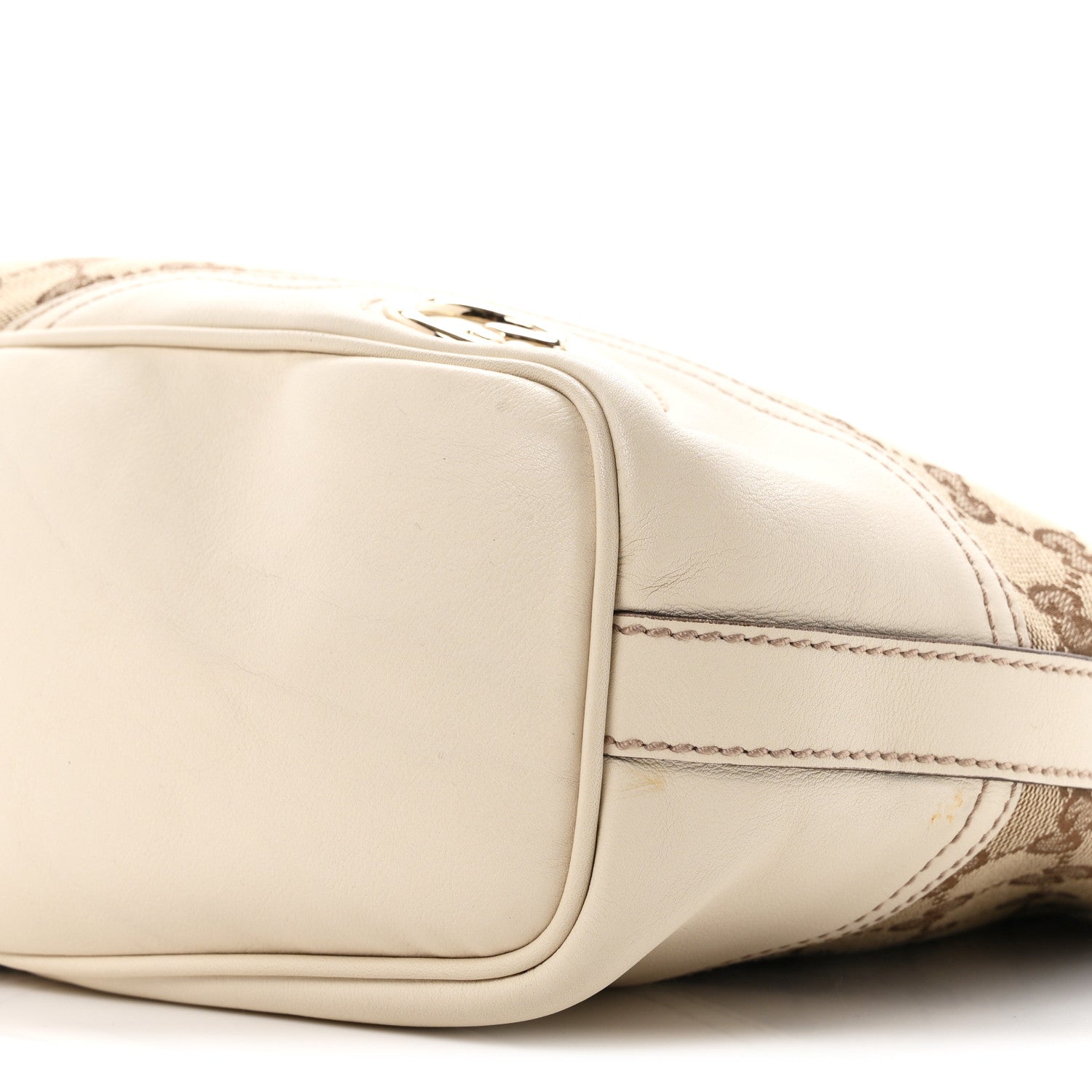 Gucci Monogram Medium New Britt Hobo Off White 10 of 10