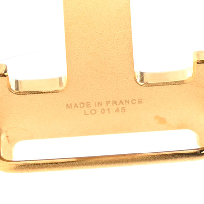 Hermes Polished 32mm H Belt Buckle Gold 3 of 3