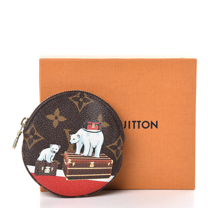 Louis Vuitton Monogram 2017 Christmas Animation Round Coin Purse 8 of 8