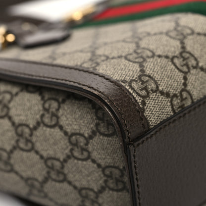 Gucci GG Supreme Monogram Small Ophidia Tote Bag Brown 10 of 14