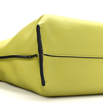 Loewe Calfskin Mini Flamenco Knot Clutch Lime Yellow 6 of 7