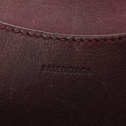 Balenciaga Used Calfskin Rust Hardware Neo Classic City Burgundy 6 of 11