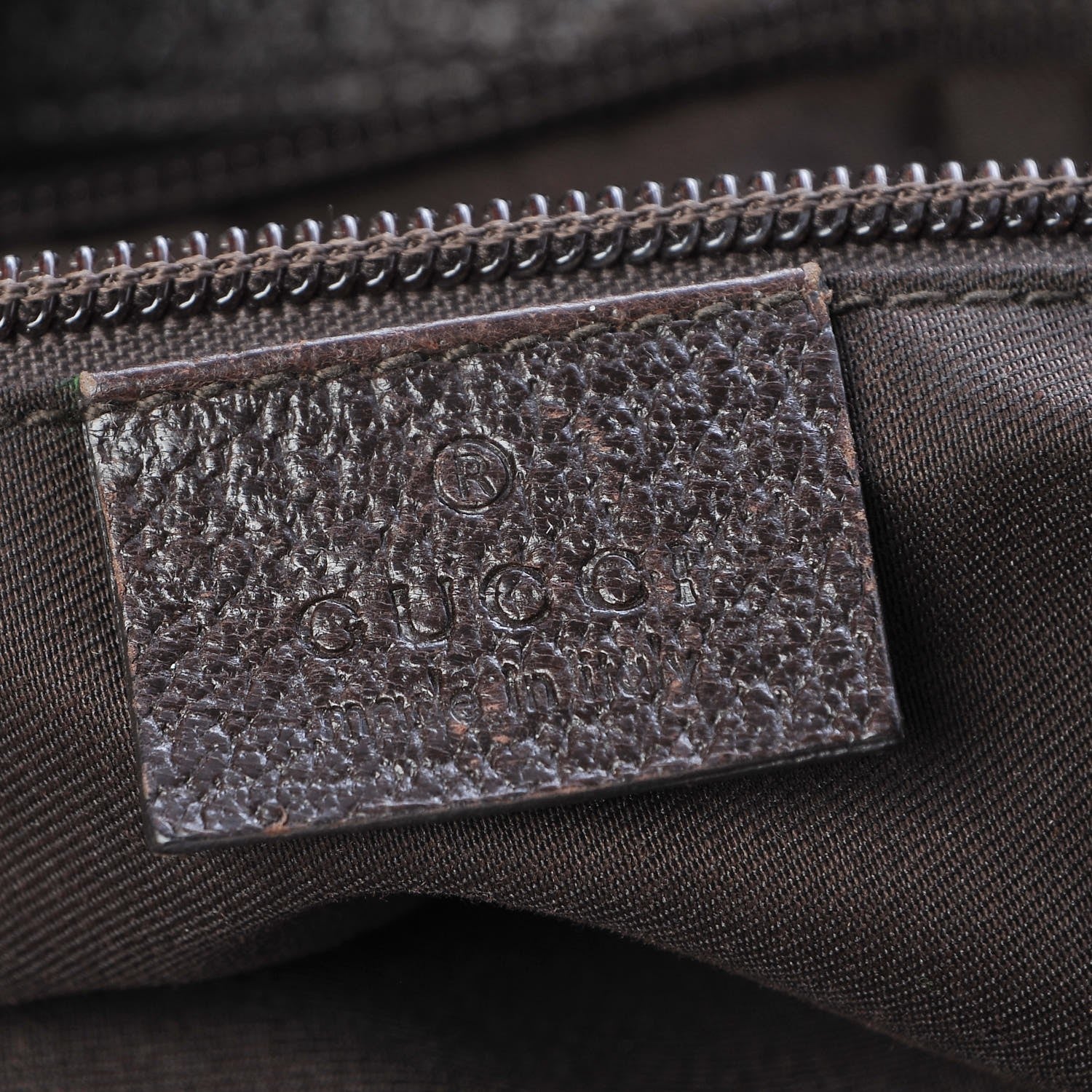 Gucci Monogram Web Medium Double Pocket Messenger Bag Dark Brown 6 of 10