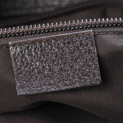 Gucci Monogram Web Medium Double Pocket Messenger Bag Dark Brown 6 of 10
