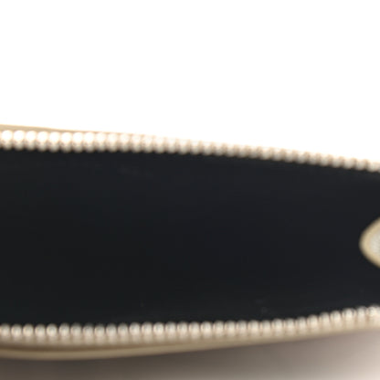 Saint Laurent Calfskin Printed 5 Fragments Zip Pouch Card Holder 5 of 7