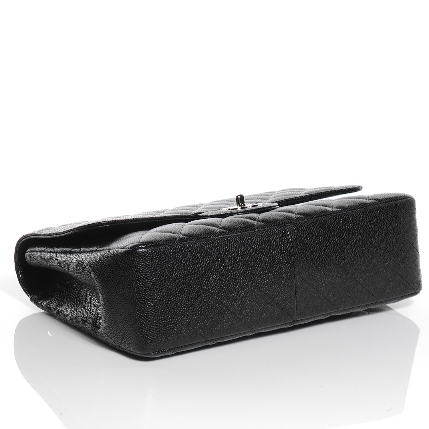 Chanel Caviar Jumbo Single Flap Black 4 of 8