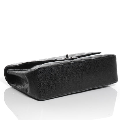 Chanel Caviar Jumbo Single Flap Black 4 of 8