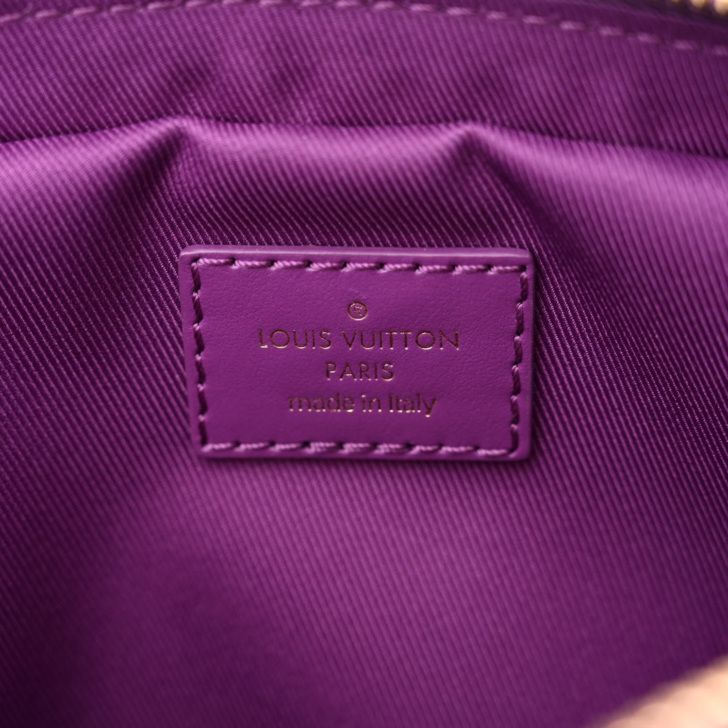 Louis Vuitton Denim Monogram Outdoor Bumbag Purple 6 of 10
