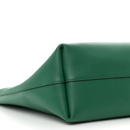 Saint Laurent Calfskin Large Shopping Tote Emerald Green 10 of 13