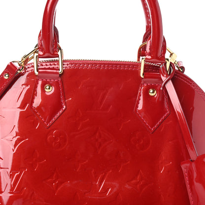 Louis Vuitton Vernis Alma BB Pomme D'Amour 7 of 9
