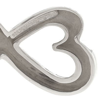 Tiffany Sterling Silver Paloma Picasso Double Loving Heart Cuff Bracelet 3 of 3