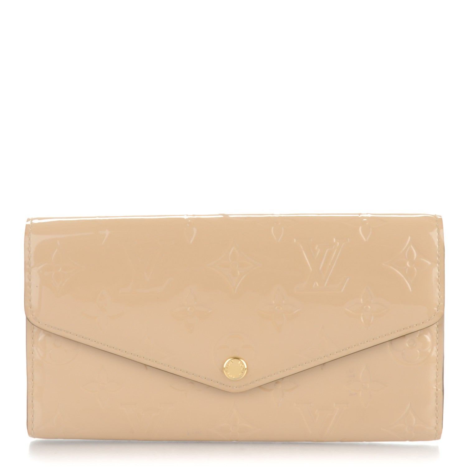 Louis Vuitton Vernis Sarah Wallet NM Dune 1 of 8