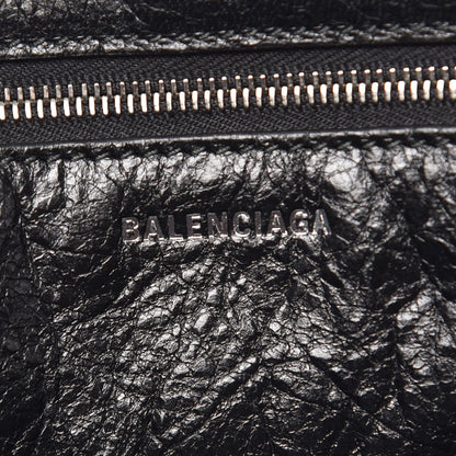 Balenciaga Agneau Graffiti Papier A6 Zip Around Tote Black 6 of 8