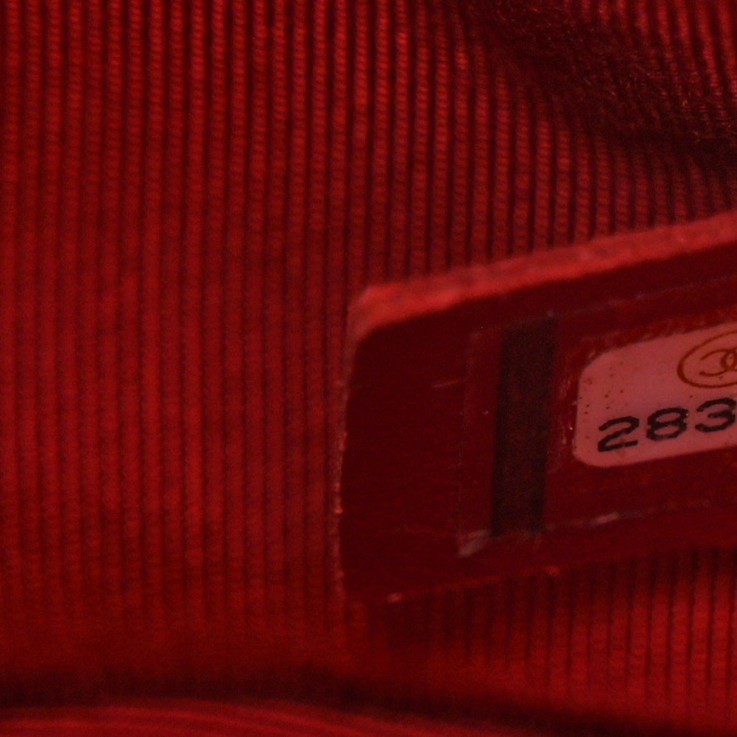 Chanel Caviar Quilted Rolled Up Bucket Drawstring Bag Red 7 of 10