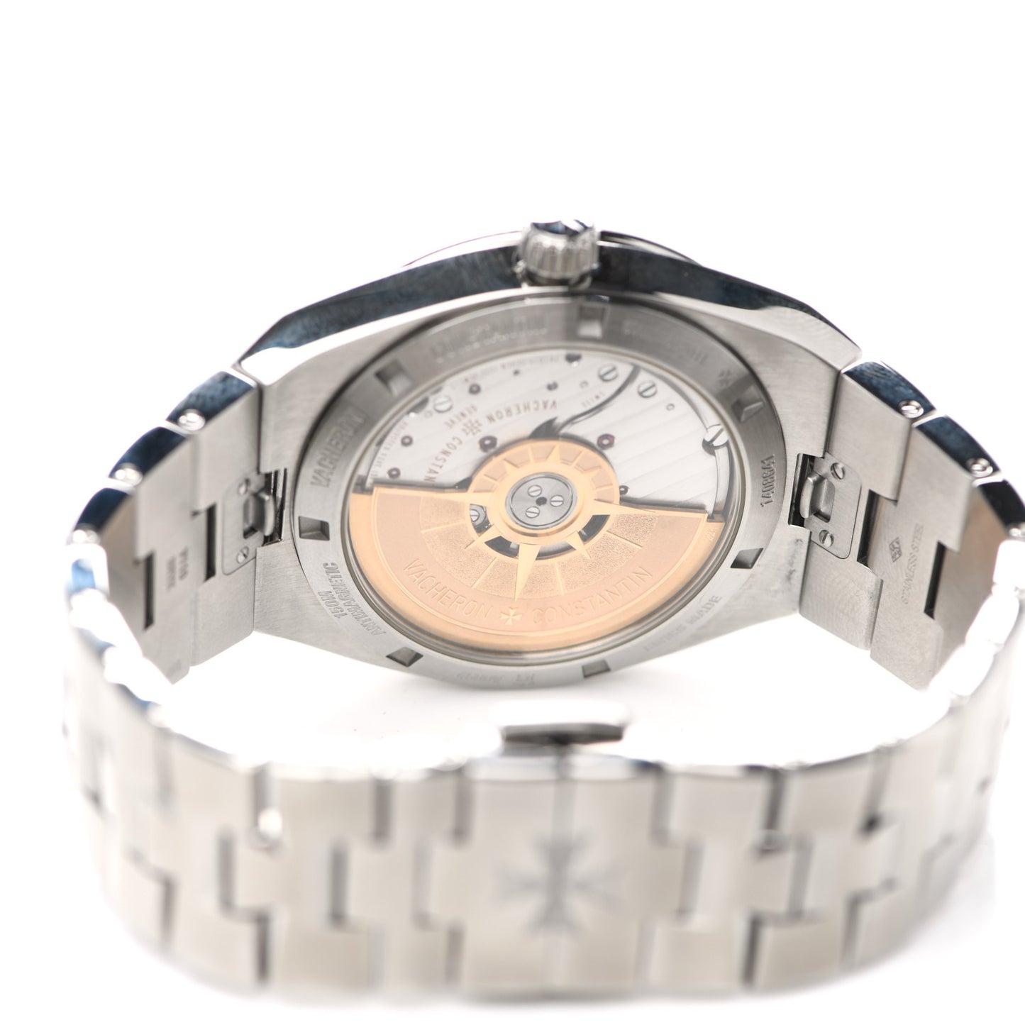 Stainless Steel 41mm Overseas Automatic Watch Blue 4500V/110A-B128
