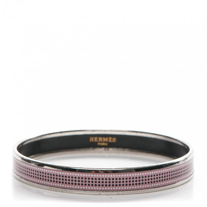 Hermes Enamel Printed Narrow Recherche H Bracelet 70 1 of 5