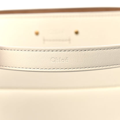 Chloe Smooth Calfskin Small Roy Bucket Bag Natural White 17 of 17