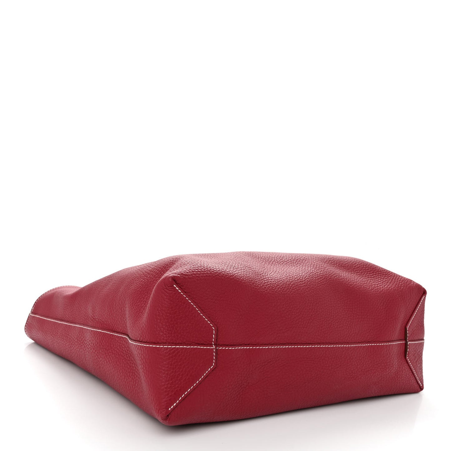 Taurillon Clemence Double Sens 45 Reversible Tote Rubis Rose Jaipur
