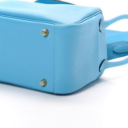 Hermes Swift Mini Lindy 20 Bleu Du Nord 9 of 9