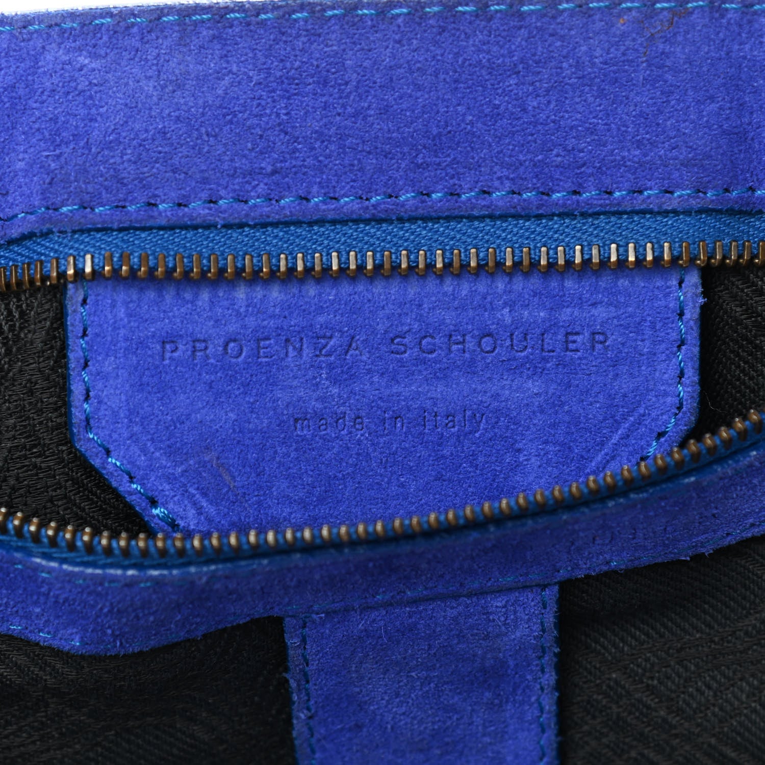Proenza Schouler Suede Medium PS1 Satchel Royal Blue 6 of 19