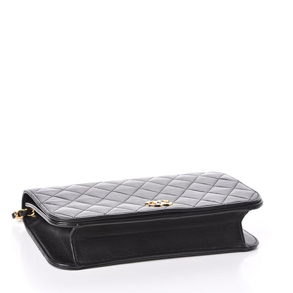 Chanel Lambskin Quilted Small Single Flap Bag Black 4 of 14