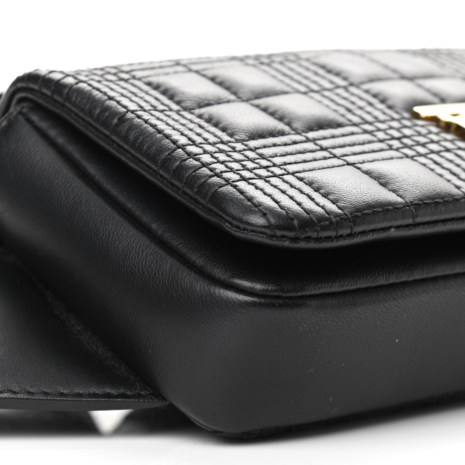 Burberry Lambskin Quilted Lola Bum Bag Black 9 of 11