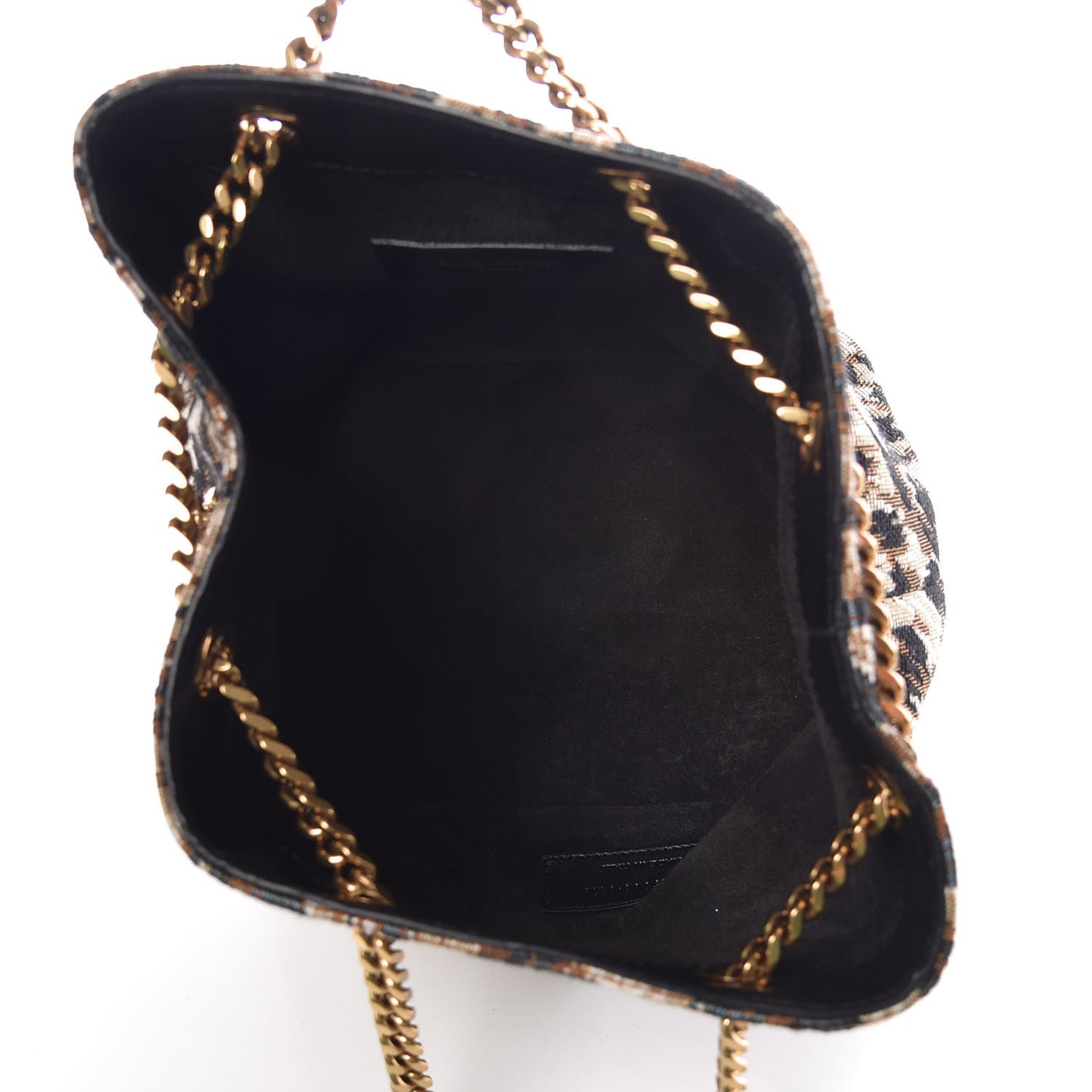 Jaquard Leopard Baby Emmanuelle Bucket Bag