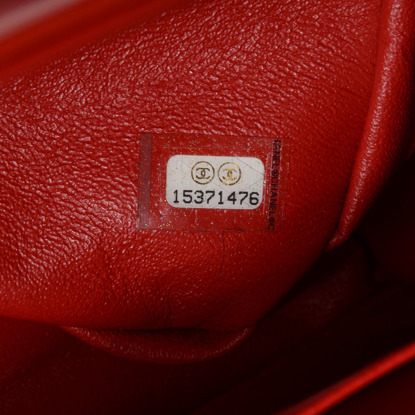 Lambskin Maxi Double Flap Red