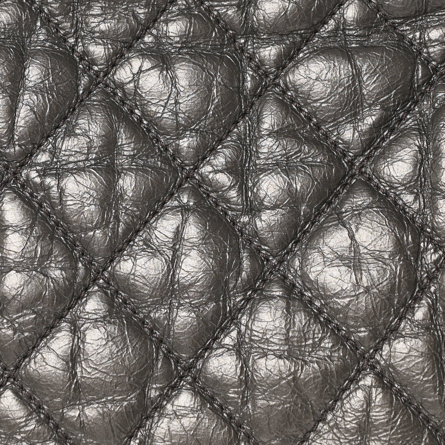 Chanel Metallic Calfskin Quilted Large Chain Me Hobo Silver 8 of 10