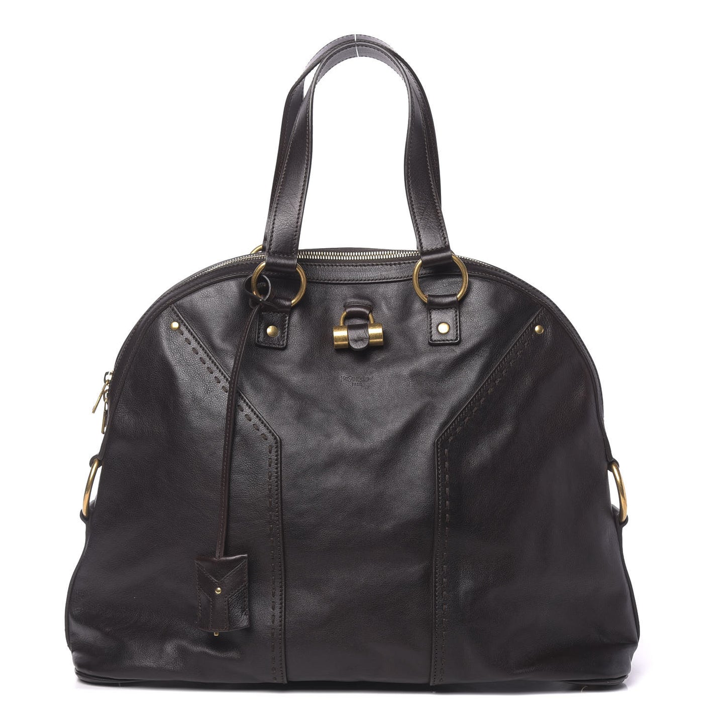 Calfskin Oversized Muse Brown