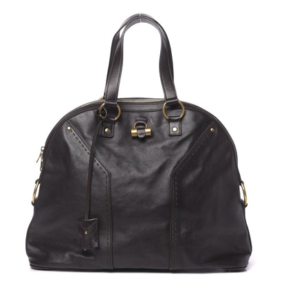 Saint Laurent Calfskin Oversized Muse Brown 1 of 10