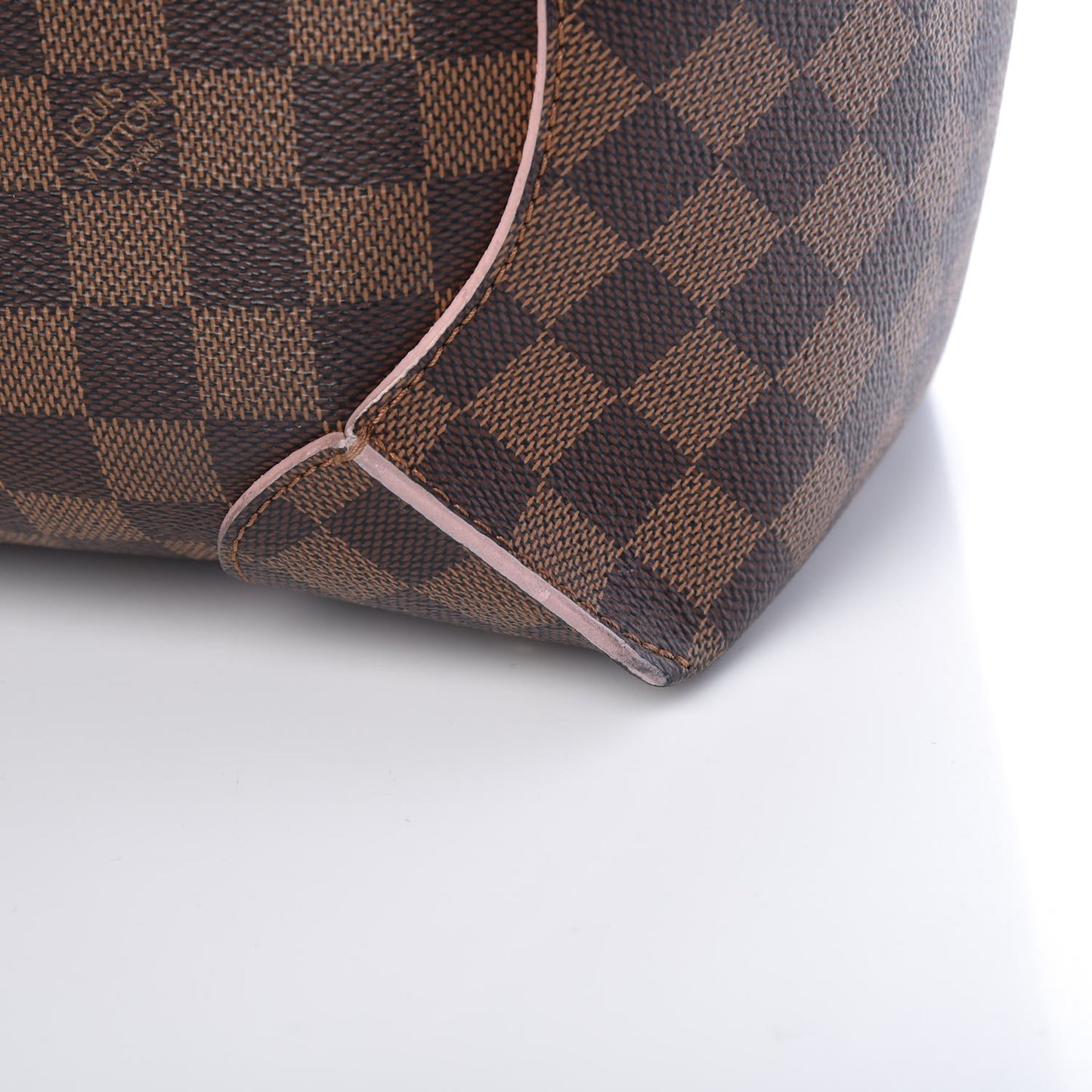 Damier Ebene Caissa Hobo Rose Ballerine
