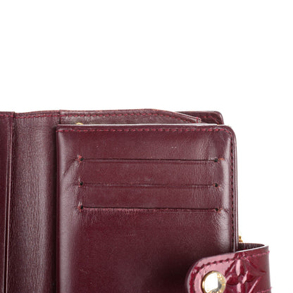 Louis Vuitton Vernis French Purse Wallet Rouge Fauviste 2 of 12