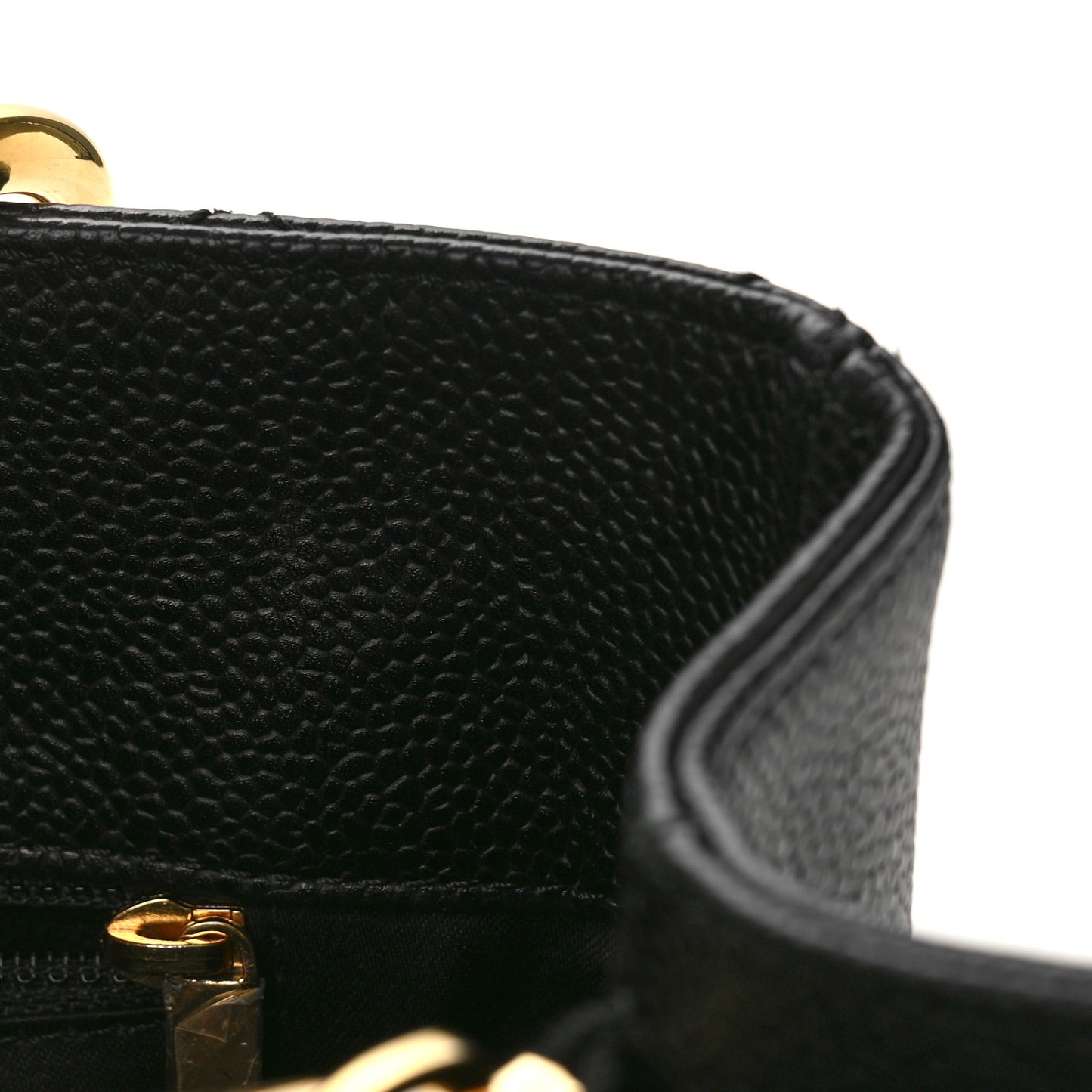 Caviar Quilted Grand Shopping Tote GST Black
