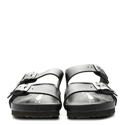 Valentino Garavani Calfskin VLTN Birkenstock Slide Sandals 37 Black 3 of 11