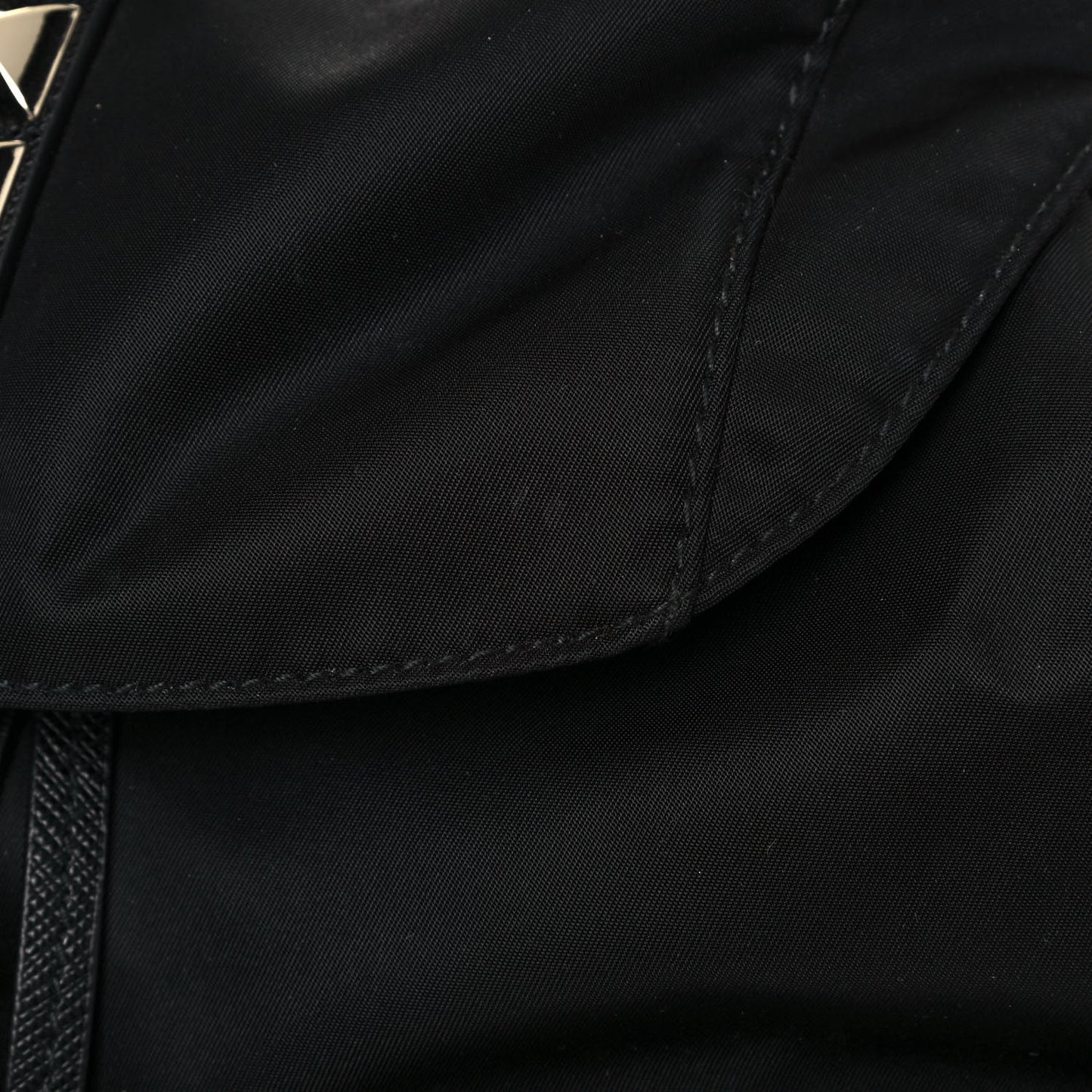 Nylon New Vela Studded Backpack Black